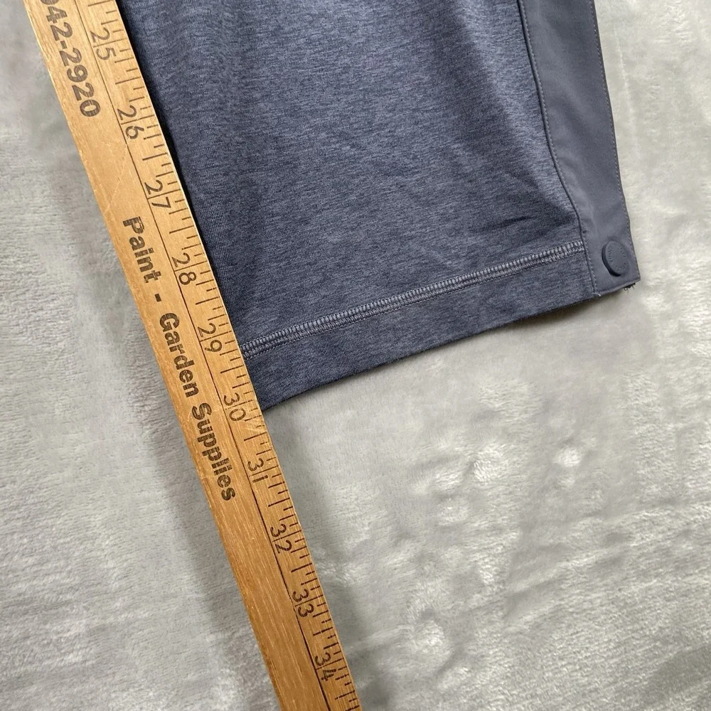 Vuori Sunday Performance Warm Up Pants Mens Medium 32x30 Athletic Side Snaps